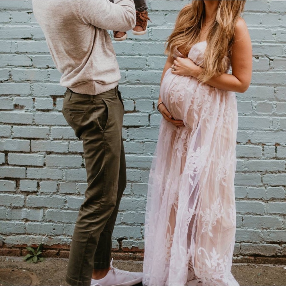 Lace maxi dress
